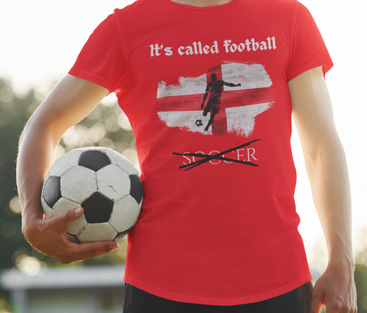 It's Called Football' England Edition Tee - Red