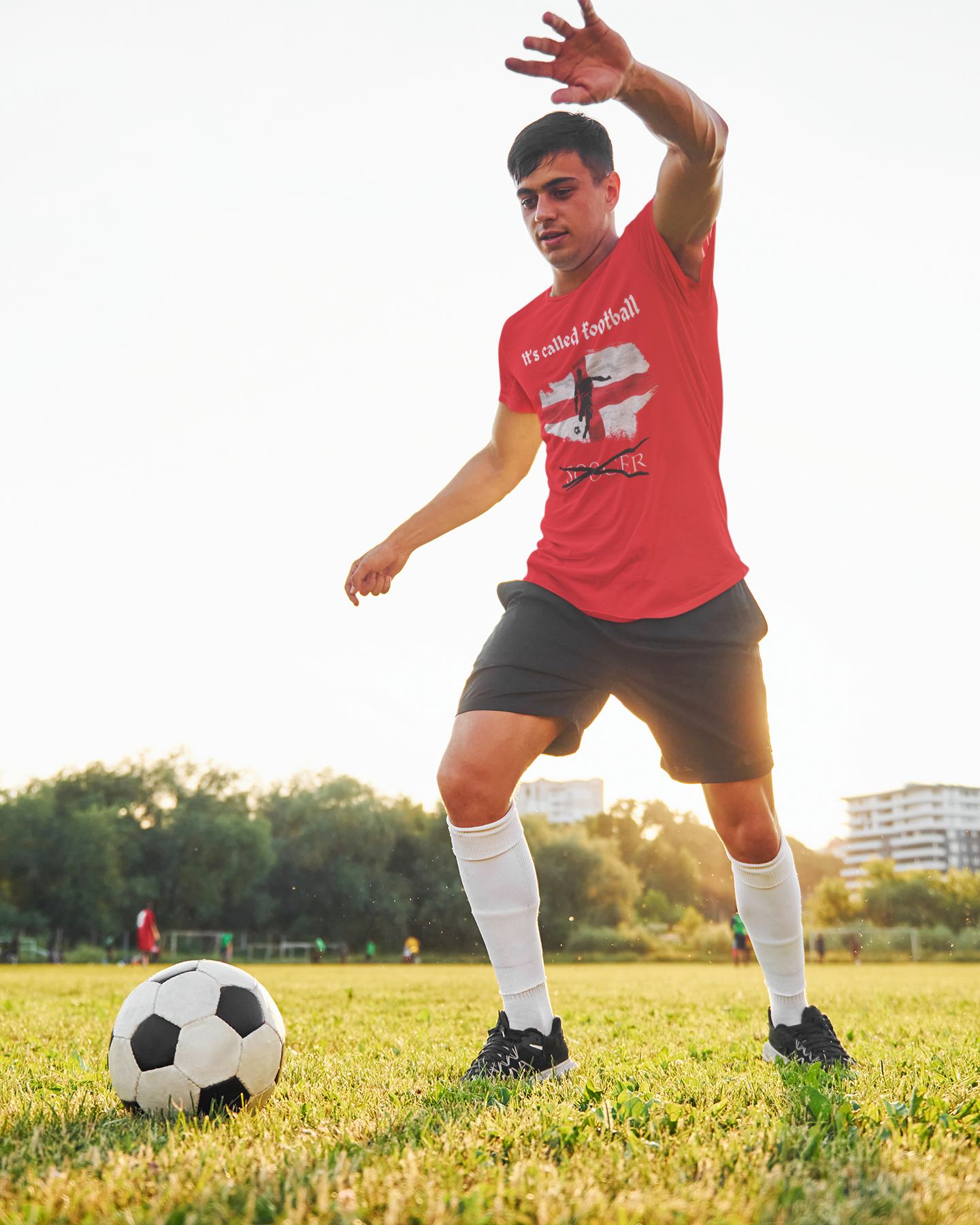 It's Called Football' England Edition Tee - Red