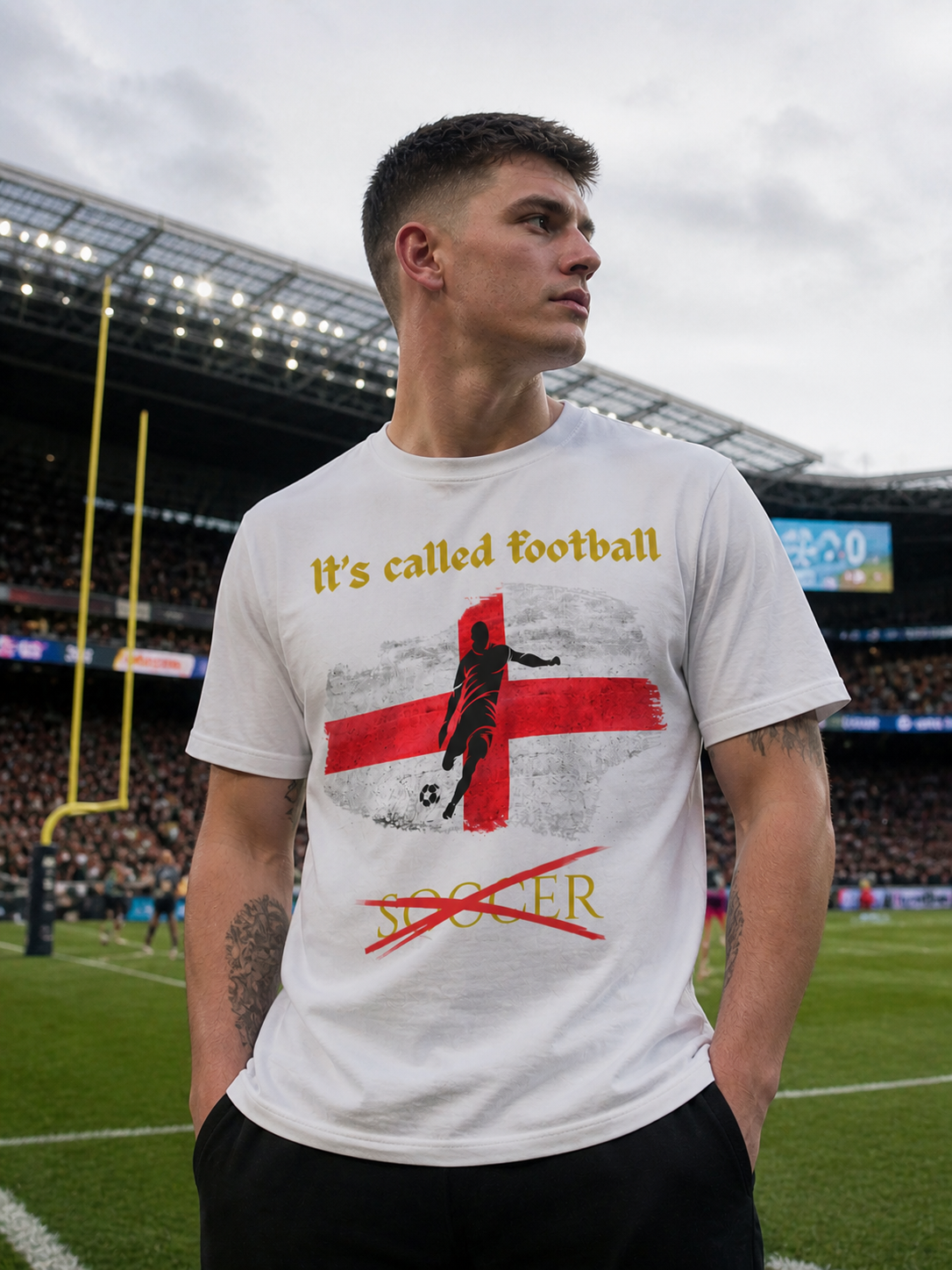 It's Called Football' England Edition Tee - White